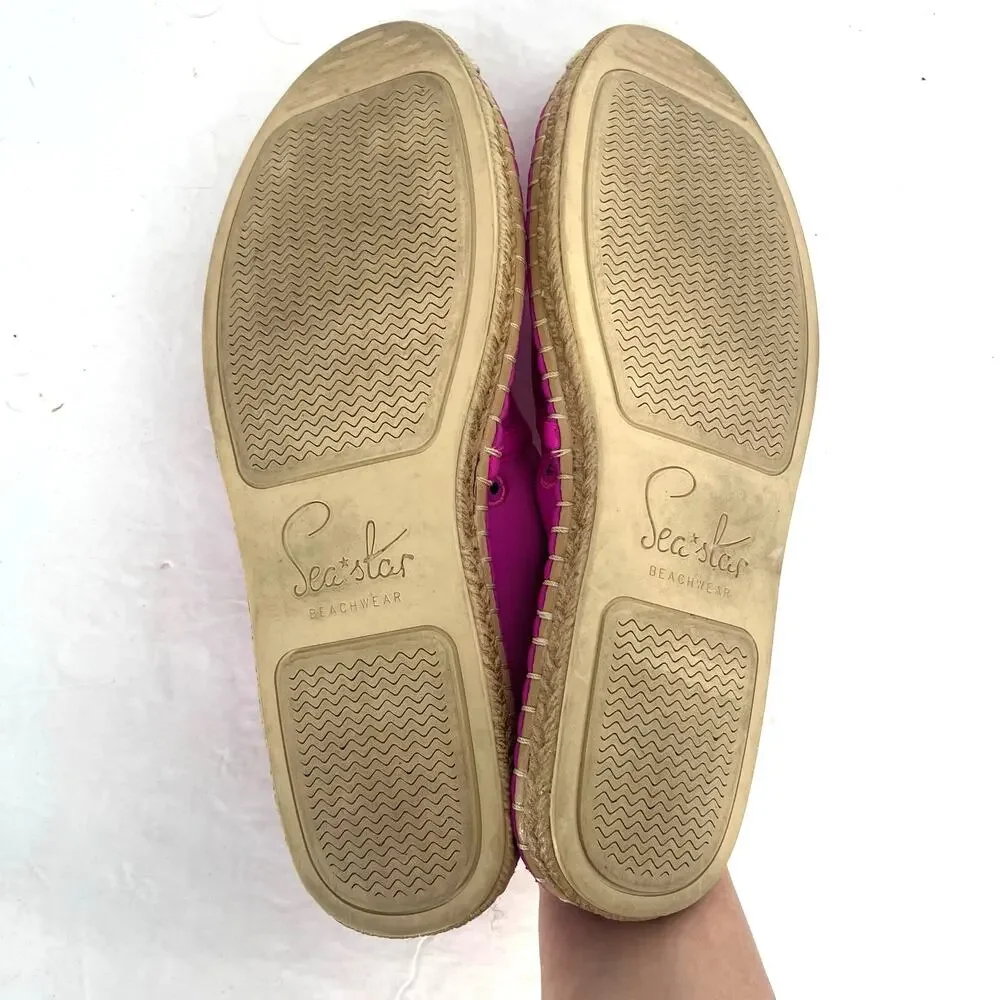 Sea Star Beachwear Mariner Beachcomber Espadrille Water Shoes Pink Womens 10